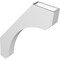 Ekena Millwork 3 1/2-in. W x 26-in. D x 34-in. H Legacy Architectural Grade PVC Knee Brace BRCP035X26X34LEC - alternate 4